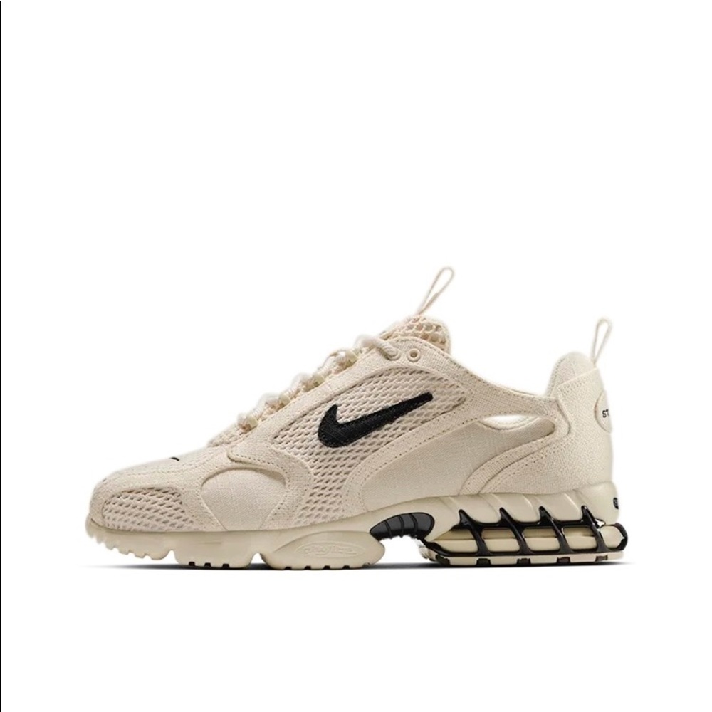 Stussy x Air Zoom Spiridon Caged 2 'Fossil'